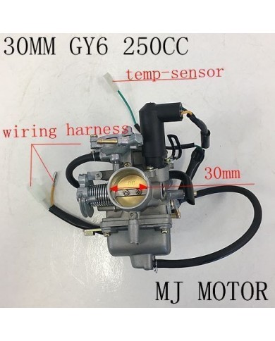 Electric Choke 30mm Carby Carburetor GY6 200 250cc Buggy Atv Sahara Kandi Fuxin