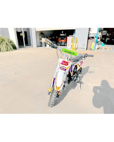 70cc Dirt Bike Trail Pit Bike Motor Electric Start Auto STINGRAY Junior Bike Kid Orange