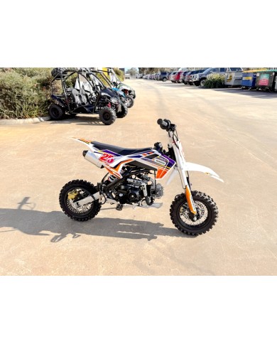 70cc Dirt Bike Trail Pit Bike Motor Electric Start Auto STINGRAY Junior Bike Kid Orange