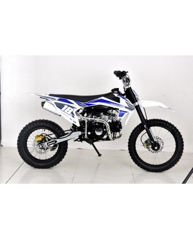 125CC DIRT BIKE PIT MOTOR TRAIL MOTOCROSS PRO DINGO ELECTRIC  START 14/17 BIG WHEEL BLUE