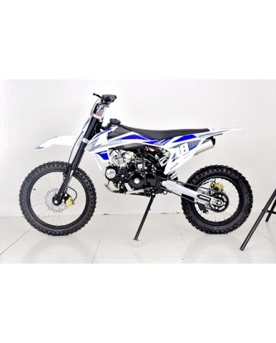 125CC DIRT BIKE PIT MOTOR TRAIL MOTOCROSS PRO DINGO ELECTRIC  START 14/17 BIG WHEEL BLUE