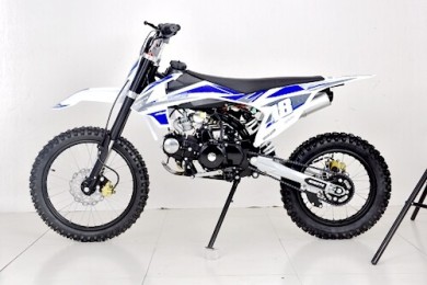 125CC DIRT BIKE PIT MOTOR TRAIL MOTOCROSS PRO DINGO ELECTRIC  START 14/17 BIG WHEEL BLUE