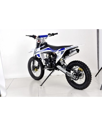 125CC DIRT BIKE PIT MOTOR TRAIL MOTOCROSS PRO DINGO ELECTRIC  START 14/17 BIG WHEEL BLUE