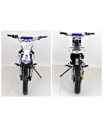 125CC DIRT BIKE PIT MOTOR TRAIL MOTOCROSS PRO DINGO ELECTRIC  START 14/17 BIG WHEEL BLUE