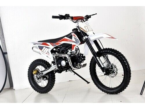 125CC DIRT BIKE PIT MOTOR TRAIL MOTOCROSS DINGO PRO ELECTRIC START 14/17 BIG WHEEL RED