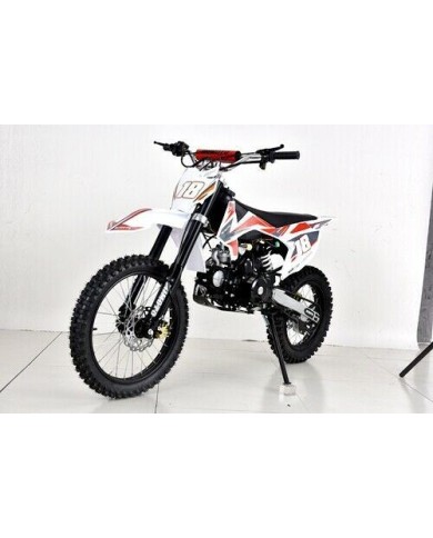 125CC DIRT BIKE PIT MOTOR TRAIL MOTOCROSS DINGO PRO ELECTRIC START 14/17 BIG WHEEL RED