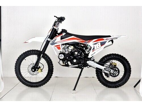 125CC DIRT BIKE PIT MOTOR TRAIL MOTOCROSS DINGO PRO ELECTRIC START 14/17 BIG WHEEL RED