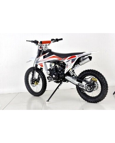 125CC DIRT BIKE PIT MOTOR TRAIL MOTOCROSS DINGO PRO ELECTRIC START 14/17 BIG WHEEL RED