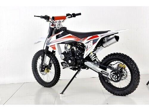 125CC DIRT BIKE PIT MOTOR TRAIL MOTOCROSS DINGO PRO ELECTRIC START 14/17 BIG WHEEL RED