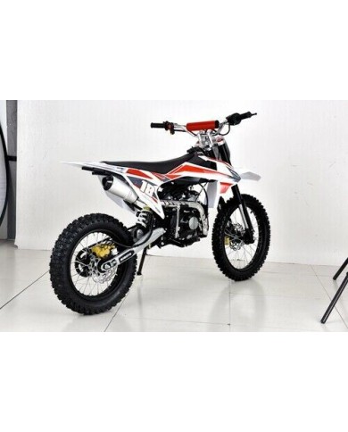 125CC DIRT BIKE PIT MOTOR TRAIL MOTOCROSS DINGO PRO ELECTRIC START 14/17 BIG WHEEL RED