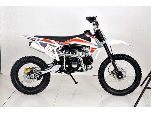 125CC DIRT BIKE PIT MOTOR TRAIL MOTOCROSS DINGO PRO ELECTRIC START 14/17 BIG WHEEL RED