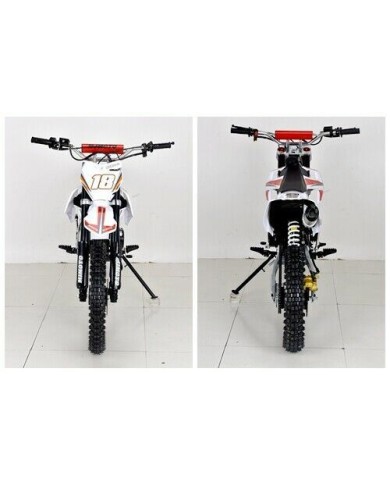125CC DIRT BIKE PIT MOTOR TRAIL MOTOCROSS DINGO PRO ELECTRIC START 14/17 BIG WHEEL RED