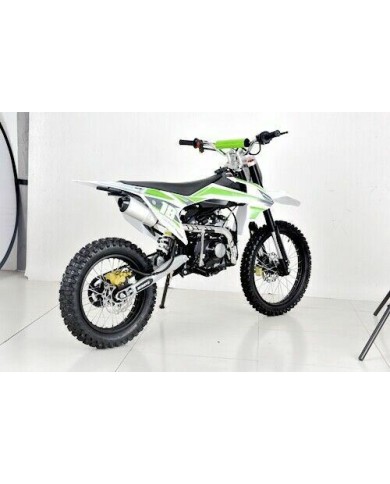 125CC DIRT BIKE TRAIL PIT MOTOR MOTOCROSS PRO DINGO ELECTRIC START 14/17 BIG WHEEL GREEN