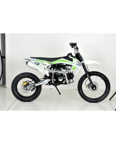 125CC DIRT BIKE TRAIL PIT MOTOR MOTOCROSS PRO DINGO ELECTRIC START 14/17 BIG WHEEL GREEN