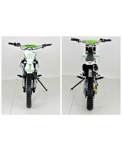 125CC DIRT BIKE TRAIL PIT MOTOR MOTOCROSS PRO DINGO ELECTRIC START 14/17 BIG WHEEL GREEN