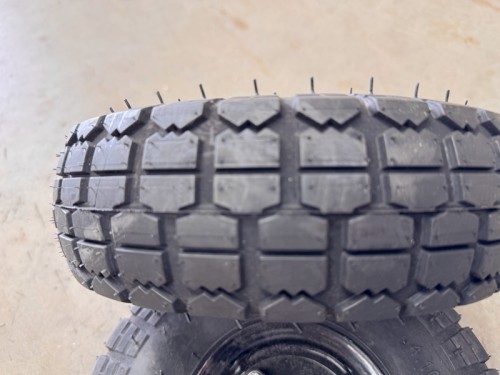 4.10- 4 4 Inch Wheel Rim+Tyre Tire Kart Mini Quad Bike ATV Buggy 15mm Bearings