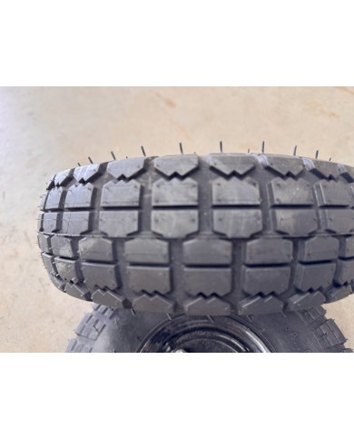 4.10- 4 4 Inch Wheel Rim+Tyre Tire Kart Mini Quad Bike ATV Buggy 19mm Keyway