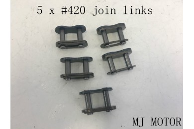 5 X 420 Chain Master Joiner Links Pro PIT Trail Quad Dirt Bike ATV Buggy UTV