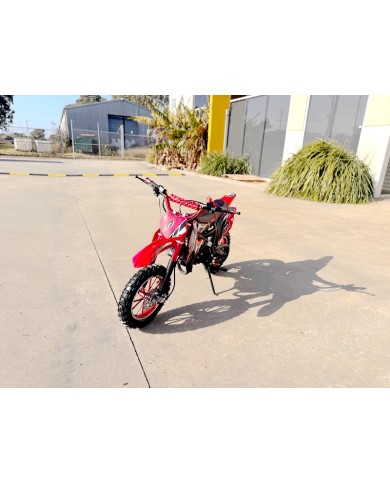49CC DIRT BIKE KIDS PEE WEE MOTORCYCLE ATV 50CC HYDRAULIC BRAKES RED