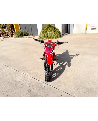 49CC DIRT BIKE KIDS PEE WEE MOTORCYCLE ATV 50CC HYDRAULIC BRAKES RED