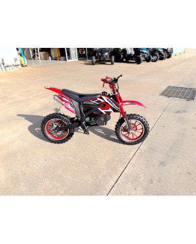 49CC DIRT BIKE KIDS PEE WEE MOTORCYCLE ATV 50CC HYDRAULIC BRAKES RED