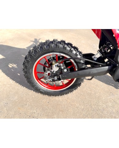 49CC DIRT BIKE KIDS PEE WEE MOTORCYCLE ATV 50CC HYDRAULIC BRAKES RED
