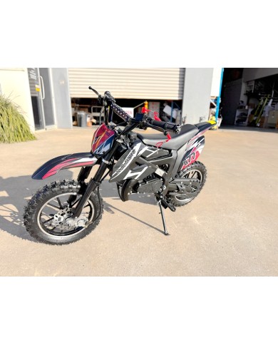 49CC MINI MOTOR DIRT BIKE KIDS POCKET ROCKET PEE WEE MOTORCYCLE ATV 50CC BLACK