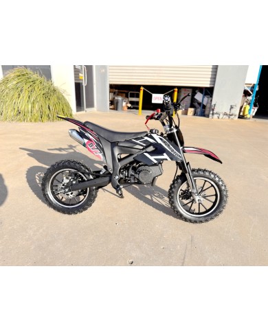 49CC MINI MOTOR DIRT BIKE KIDS POCKET ROCKET PEE WEE MOTORCYCLE ATV 50CC BLACK