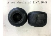 25mm 850mm Axle Slider Drift Trike GoKart Wheels Sleeves 11x7.1-5