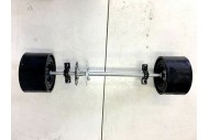25mm 850mm Axle Slider Drift Trike GoKart Project Wheels Sleeves 10x4.5-5