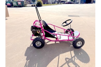 Brand New 49cc Mini Go Kart 4 Wheeler Kids 2 Stroke Buggy Quad Atv Pink