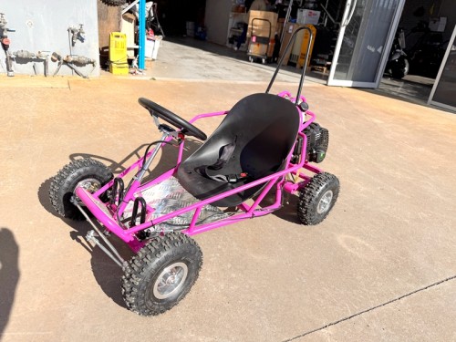 Brand New 49cc Mini Go Kart 4 Wheeler Kids 2 Stroke Buggy Quad Atv Pink