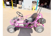 Brand New 49cc Mini Go Kart 4 Wheeler Kids 2 Stroke Buggy Quad Atv Pink