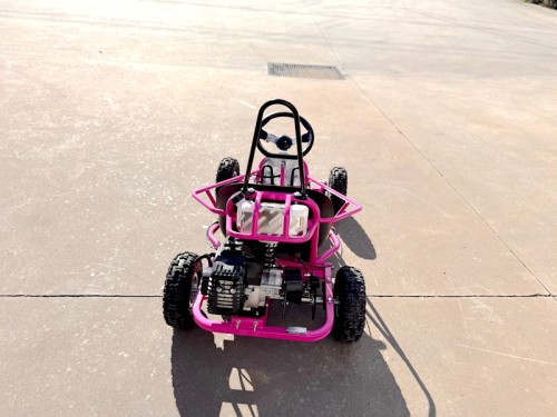 Brand New 49cc Mini Go Kart 4 Wheeler Kids 2 Stroke Buggy Quad Atv Pink