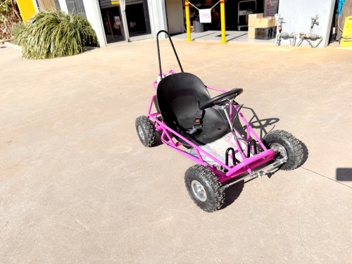 Brand New 49cc Mini Go Kart 4 Wheeler Kids 2 Stroke Buggy Quad Atv Pink