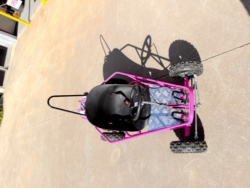 Brand New 49cc Mini Go Kart 4 Wheeler Kids 2 Stroke Buggy Quad Atv Pink