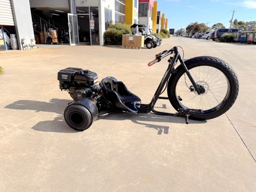9HP 270cc Motorised Drift Trike Huffy Slider Fat Boy Go-Kart Fatboy DT4 Pull Starter+ E-Starter