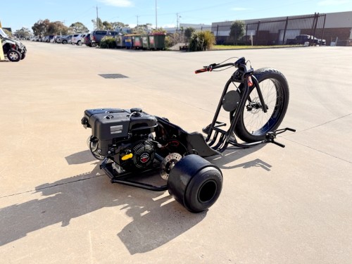 9HP 270cc Motorised Drift Trike Huffy Slider Fat Boy Go-Kart Fatboy DT4 Pull Starter+ E-Starter