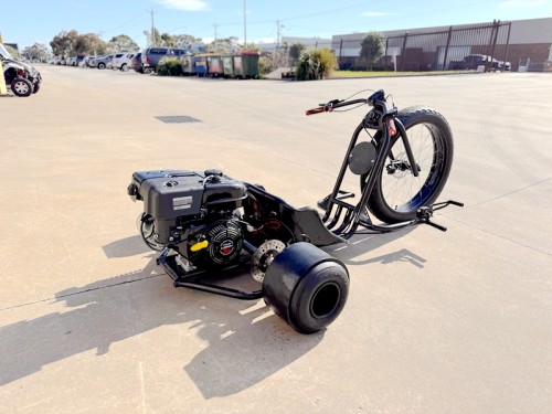 9HP 270cc Motorised Drift Trike Huffy Slider Fat Boy Go-Kart Fatboy DT4 Pull Starter+ E-Starter