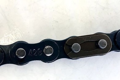 Black 428 106 Links Drive Chain + Joiner Link PIT Quad Dirt Bike Buggy Trike