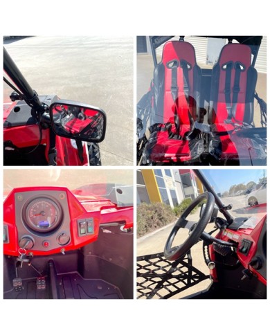 200CC UTV Challenger 200EX Dune Buggy Go kart Off Road 2 Seater Auto CVT EFI White