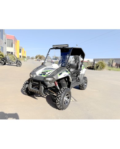 200CC UTV Challenger 200EX Dune Buggy Go kart Off Road 2 Seater Auto CVT EFI White