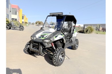 200CC UTV Challenger 200EX Dune Buggy Go kart Off Road 2 Seater Auto CVT EFI White
