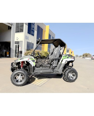 200CC UTV Challenger 200EX Dune Buggy Go kart Off Road 2 Seater Auto CVT EFI White