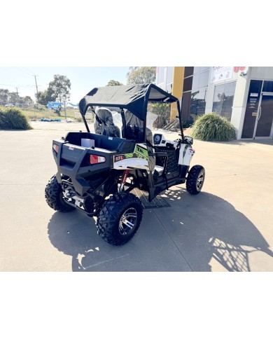200CC UTV Challenger 200EX Dune Buggy Go kart Off Road 2 Seater Auto CVT EFI White