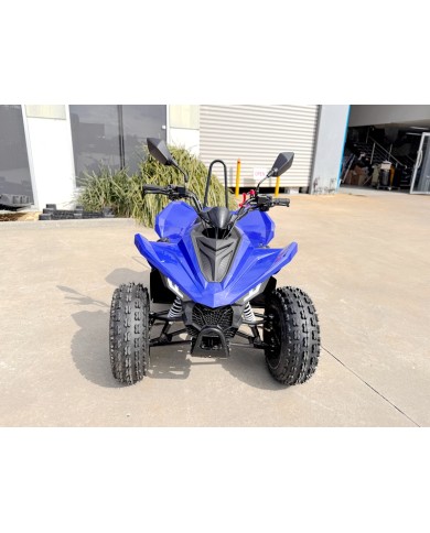 150CC ATV Sport Quad 4 Wheel Buggy Semi Auto ZOOMER BLUE kids Adults Off-road