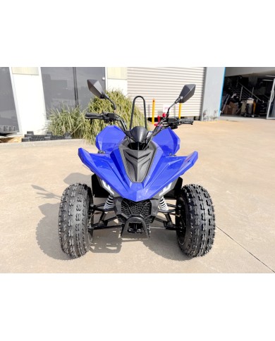150CC ATV Sport Quad 4 Wheel Buggy Semi Auto ZOOMER BLUE kids Adults Off-road