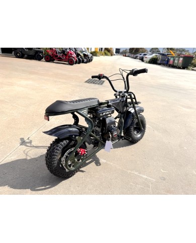 Trooper 105 Mini Bike Kids Adults Bike Military Style Off-Road Bike Green