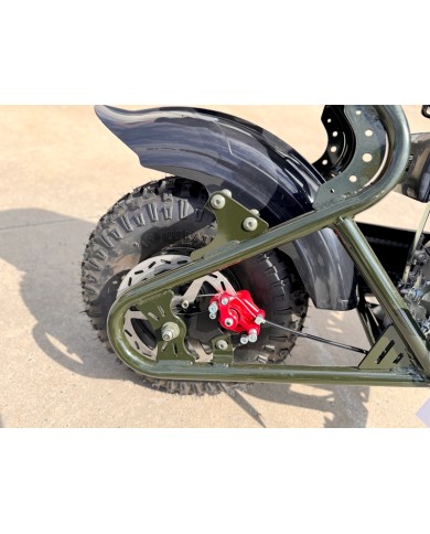 Trooper 105 Mini Bike Kids Adults Bike Military Style Off-Road Bike Green