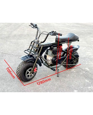 Trooper 105 Mini Bike Kids Adults Bike Military Style Off-Road Bike Green
